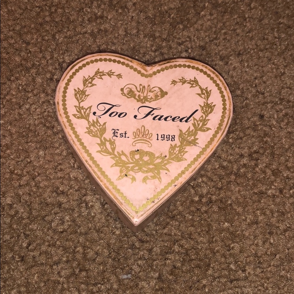 Heart shaped blush